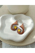Hand Painted Wooden Earrings